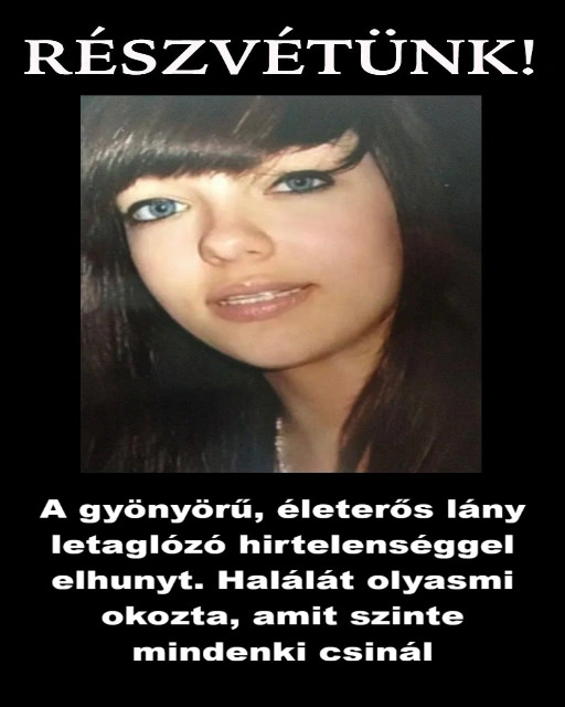 A gyönyörű, életerős lány letaglózó hirtelenséggel elhunyt. Halálát olyasmi okozta, amit szinte mindenki csinál